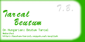 tarcal beutum business card